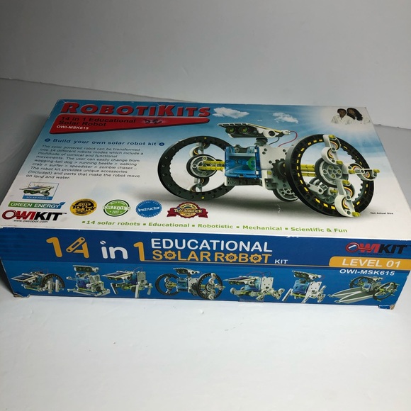 OWIKIT 14 in 1 Solar Powered Robot DIY Transformer - Picture 4 of 5